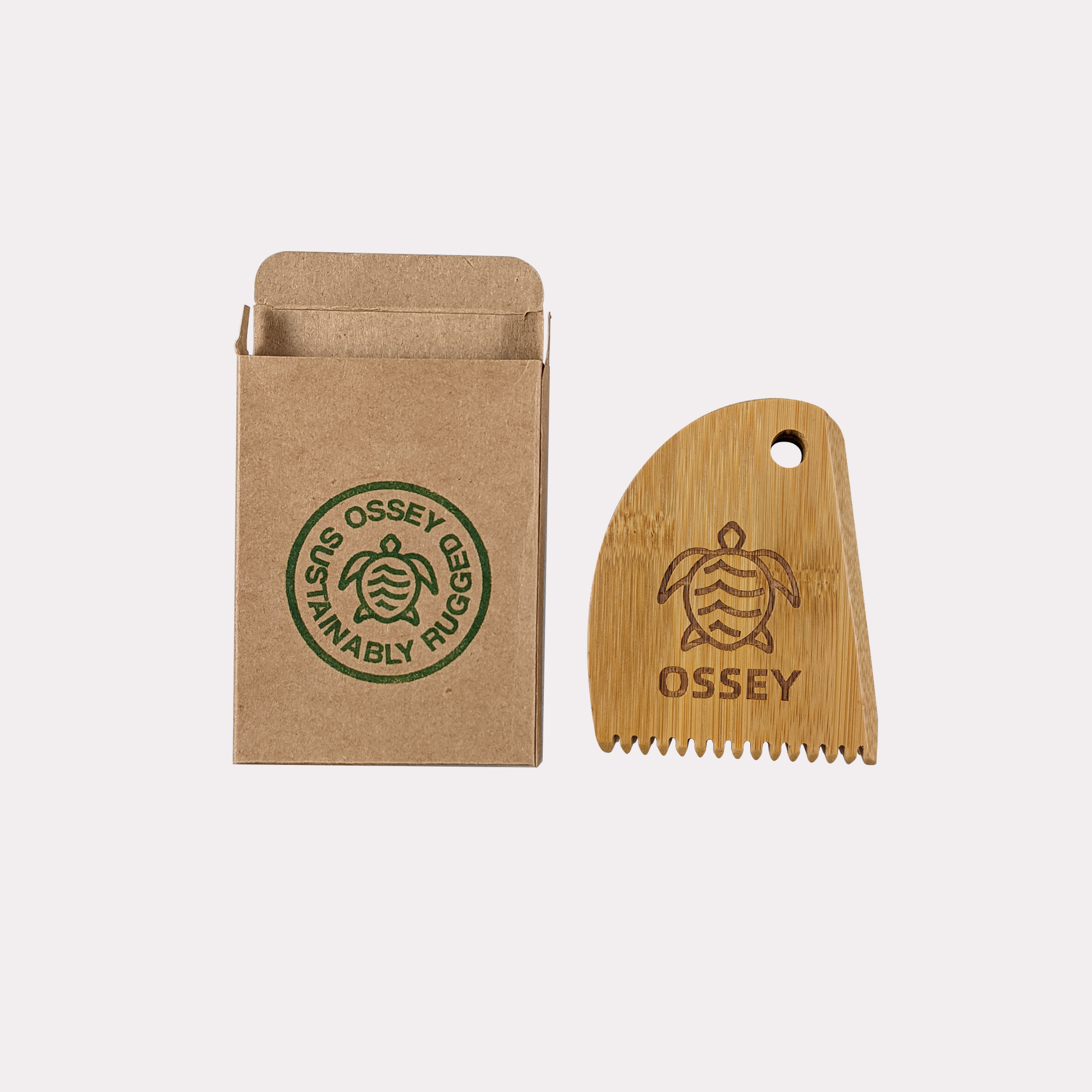 Strong and durable wax comb for removing and scraping wax from surfboard. Made from bamboo. Environmentally friendly wax comb for surfboard.  